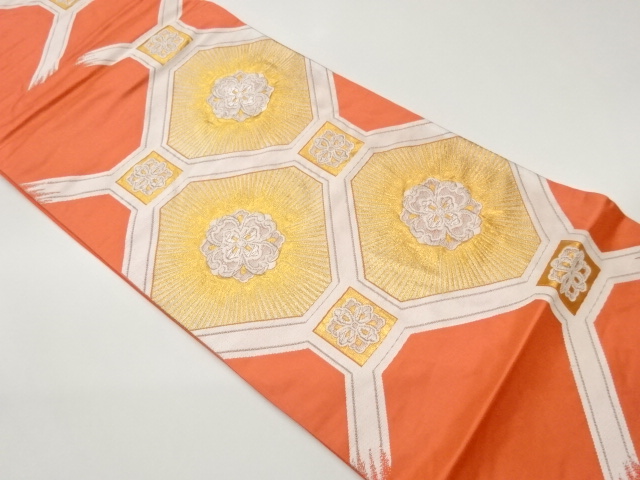 JAPANESE FUKURO OBI / WOVEN SHOKKO PATTERN